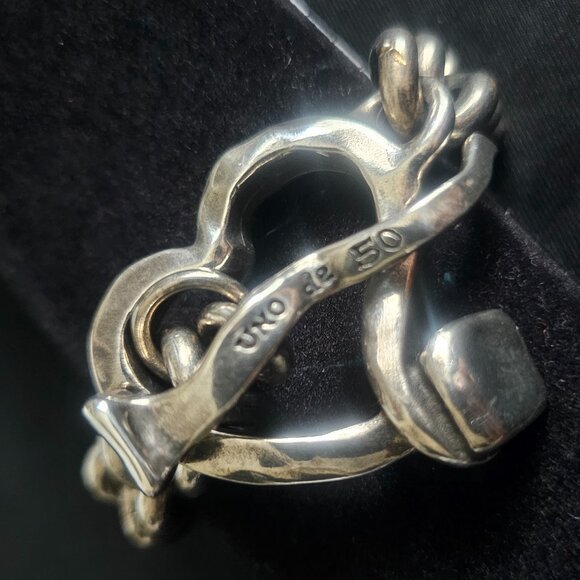 Authentic Uno de 50 Solid Sterling Silver Bracelet. - Picture 8 of 9